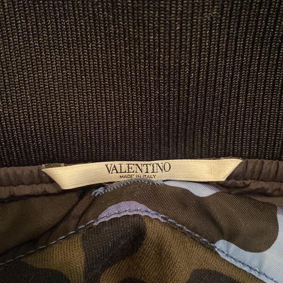 Valentino Bomber blue camouflage with removable hood - Picture 9 of 12